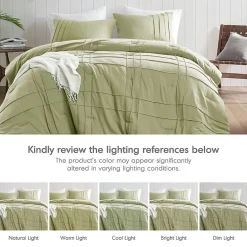 510 Design Porter Soft Wash Pleated Midweight Comforter Set