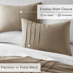 510 Design Porter Soft Wash Pleated Midweight Comforter Set