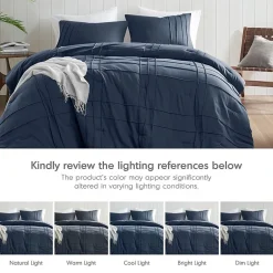 510 Design Porter Soft Wash Pleated Midweight Comforter Set