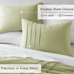 510 Design Porter Soft Wash Pleated Midweight Comforter Set