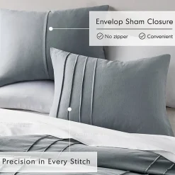 510 Design Porter Soft Wash Pleated Midweight Comforter Set