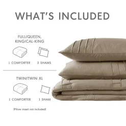 510 Design Porter Soft Wash Pleated Midweight Comforter Set
