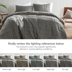 510 Design Porter Soft Wash Pleated Midweight Comforter Set