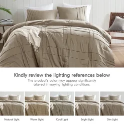 510 Design Porter Soft Wash Pleated Midweight Comforter Set