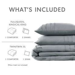 510 Design Porter Soft Wash Pleated Midweight Comforter Set
