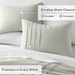 510 Design Porter Soft Wash Pleated Midweight Comforter Set
