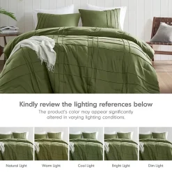510 Design Porter Soft Wash Pleated Midweight Comforter Set