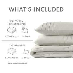 510 Design Porter Soft Wash Pleated Midweight Comforter Set