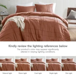 510 Design Porter Soft Wash Pleated Midweight Comforter Set