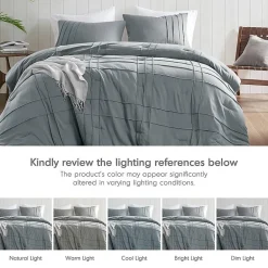 510 Design Porter Soft Wash Pleated Midweight Comforter Set