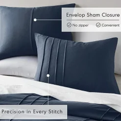 510 Design Porter Soft Wash Pleated Midweight Comforter Set