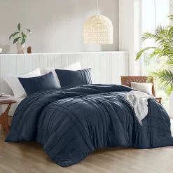 510 Design Porter Soft Wash Pleated Midweight Comforter Set