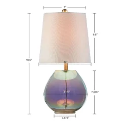 510 Design Ranier Iridescent Glass Table Lamp