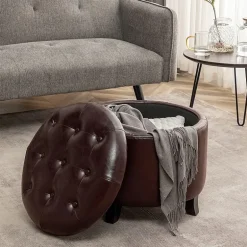 Designs4Comfort Round Ottoman