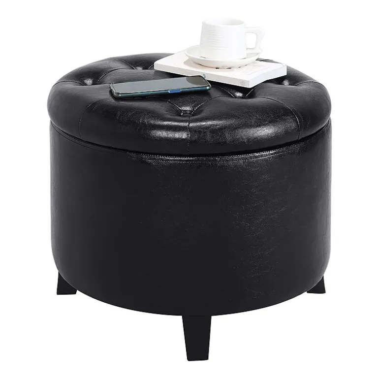 Designs4Comfort Round Ottoman