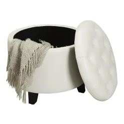 Designs4Comfort Round Ottoman