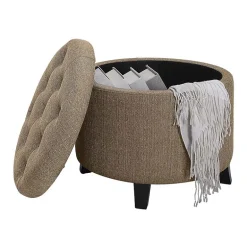 Designs4Comfort Round Ottoman
