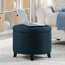 Designs4Comfort Round Ottoman