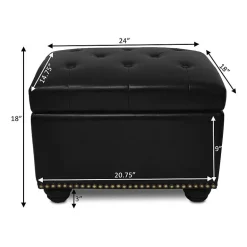 Designs4comfort 5th Avenue Storage Ottoman