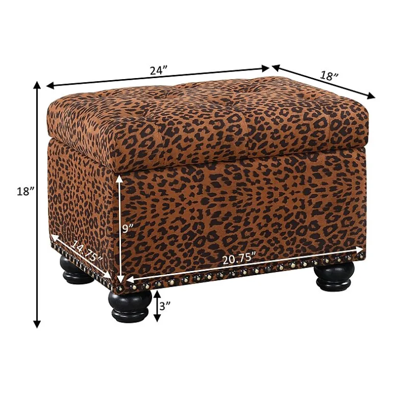 Designs4comfort 5th Avenue Storage Ottoman