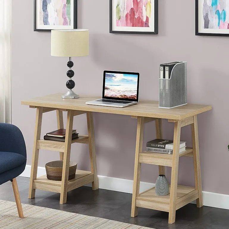 Designs 2 Go Double Trestle Desk