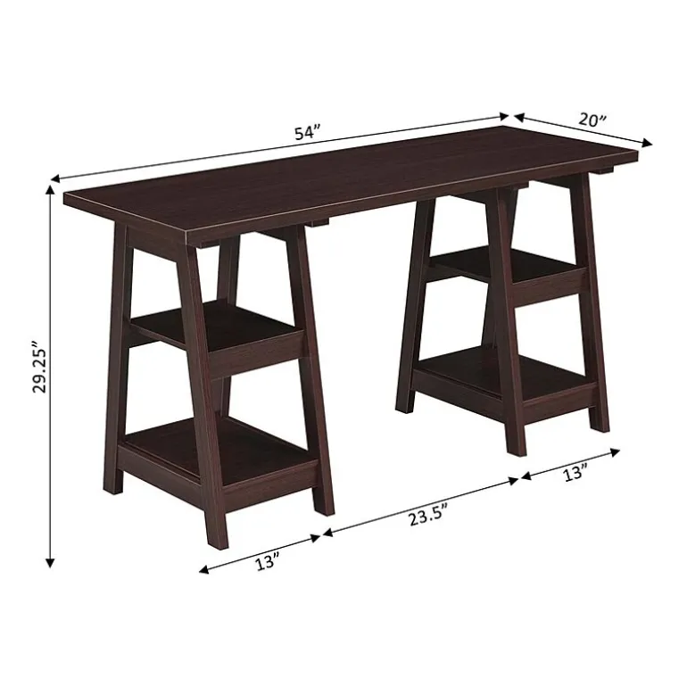 Designs 2 Go Double Trestle Desk