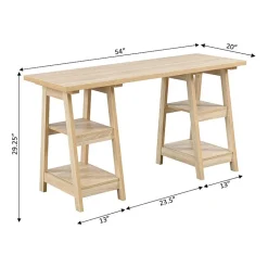 Designs 2 Go Double Trestle Desk
