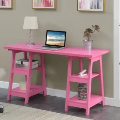 Designs 2 Go Double Trestle Desk