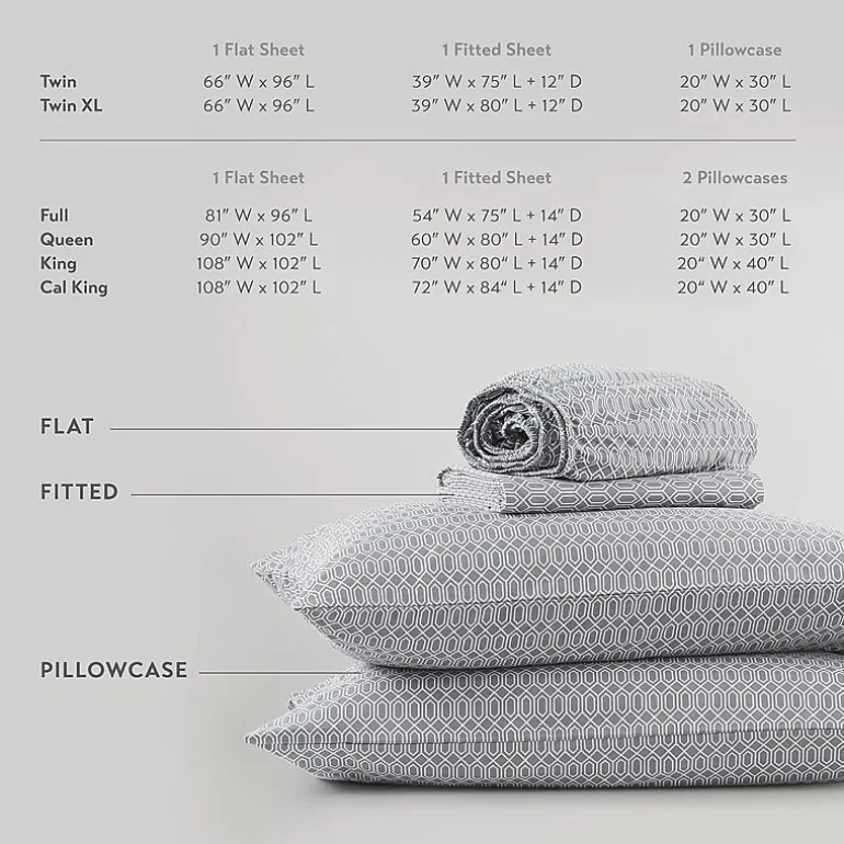 510 Design Soft Breathable 100% Cotton Sheet Set