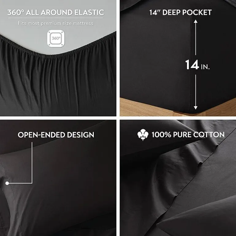 510 Design Soft Breathable 100% Cotton Sheet Set