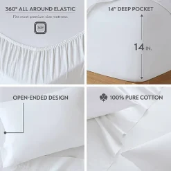 510 Design Soft Breathable 100% Cotton Sheet Set