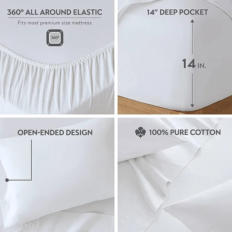 510 Design Soft Breathable 100% Cotton Sheet Set