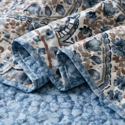 510 Design Valerie Boho Floral Reversible Quilt Set