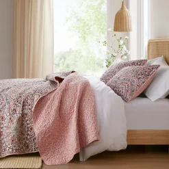 510 Design Valerie Boho Floral Reversible Quilt Set