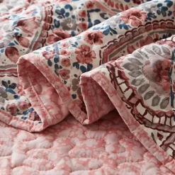 510 Design Valerie Boho Floral Reversible Quilt Set