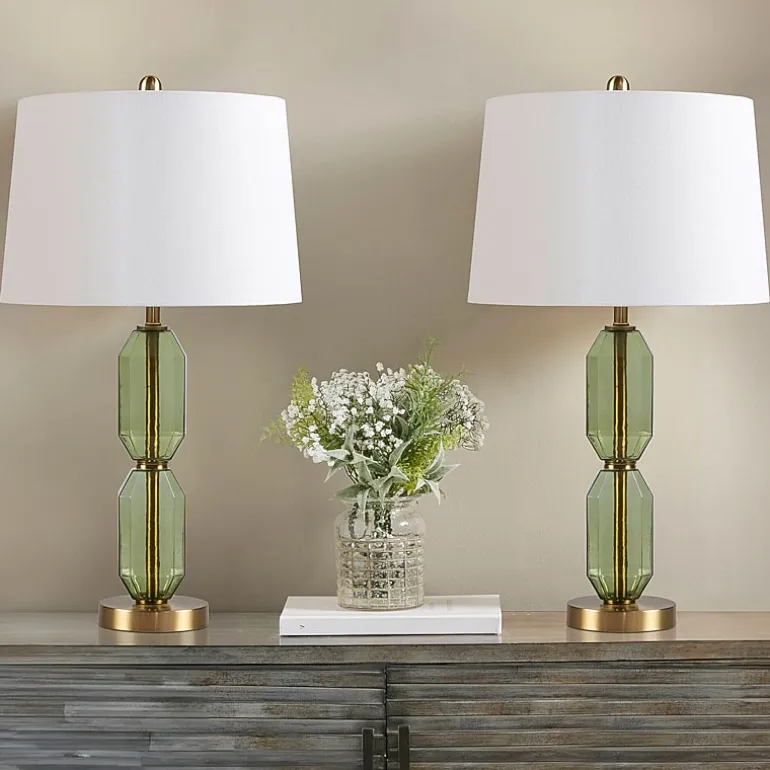 510 Design 26.5" Zirconia Faceted Glass Table Lamp