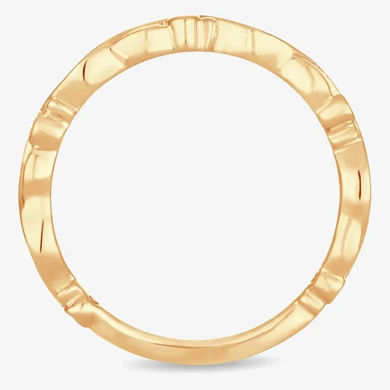 Diamond-Accent Wedding Band in 10K or 14K Gold