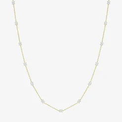 Diamond Addiction (G-H / Si2-I1) Womens 2 CT. T.W. Lab Grown White Diamond 10K Gold 20 Inch Pendant Necklace
