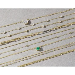 Diamond Addiction (G-H / Si2-I1) Womens 2 CT. T.W. Lab Grown White Diamond 10K Gold 20 Inch Pendant Necklace