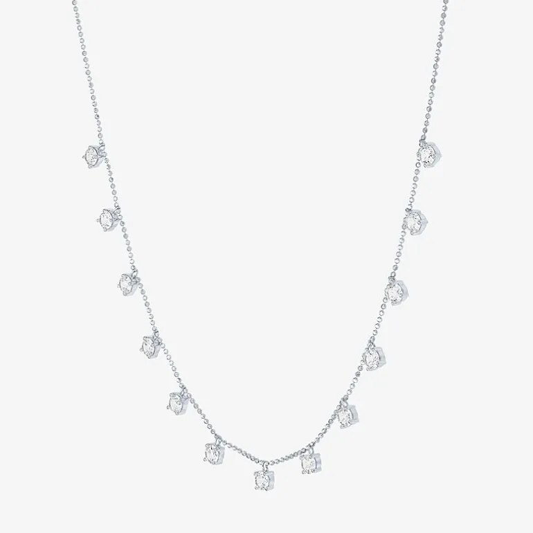 Diamond Addiction (G-H,Si2-I1) Womens 2 CT. T.W. Lab Grown White Diamond 10K Gold 18 Inch Pendant Necklace