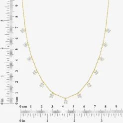 Diamond Addiction (G-H,Si2-I1) Womens 2 CT. T.W. Lab Grown White Diamond 10K Gold 18 Inch Pendant Necklace