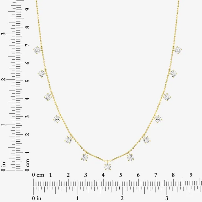 Diamond Addiction (G-H,Si2-I1) Womens 2 CT. T.W. Lab Grown White Diamond 10K Gold 18 Inch Pendant Necklace
