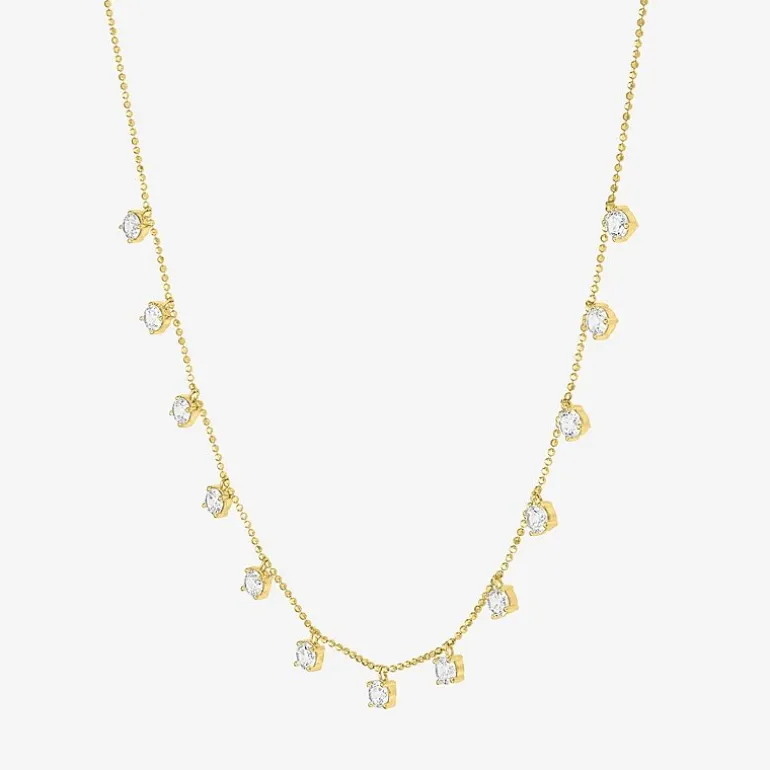Diamond Addiction (G-H,Si2-I1) Womens 2 CT. T.W. Lab Grown White Diamond 10K Gold 18 Inch Pendant Necklace