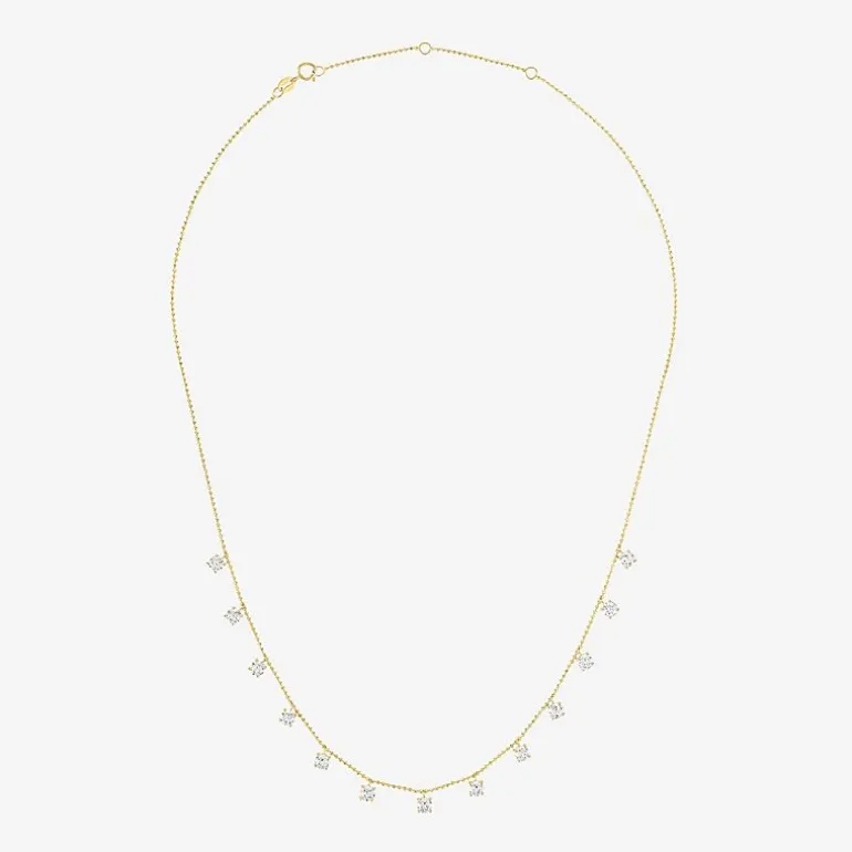 Diamond Addiction (G-H,Si2-I1) Womens 2 CT. T.W. Lab Grown White Diamond 10K Gold 18 Inch Pendant Necklace