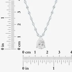 Diamond Addiction (G-H / Si2-I1) Womens 2 CT. T.W. Lab Grown White Diamond 10K Gold 18 Inch Pendant Necklace