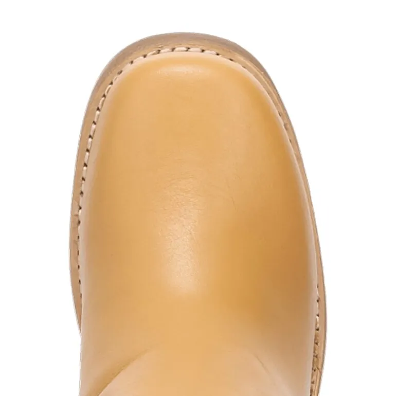 Dingo Womens Bloom Leather Boot Block Heel Cowboy Boots