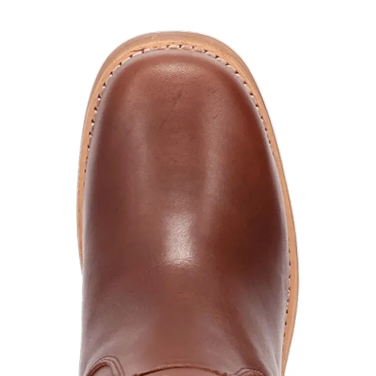 Dingo Womens Bloom Leather Boot Block Heel Cowboy Boots