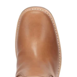 Dingo Womens Bloom Leather Boot Block Heel Cowboy Boots