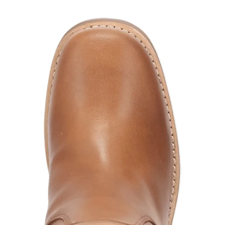 Dingo Womens Bloom Leather Boot Block Heel Cowboy Boots