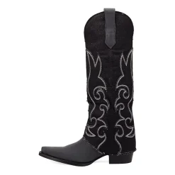Dingo Womens Blue Jean Baby Block Heel Cowboy Boots